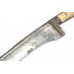 Antique Dagger Knife Old Handmade Steel Blade Natural Bone Chip Handle - B13